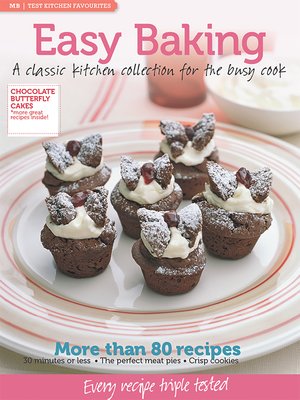 cover image of MB Test Kitchen Favourites: Easy Baking